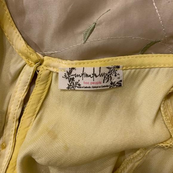 Free Peoplr LUELLA LACE TRIM BODYSUIT - Picture 6 of 6